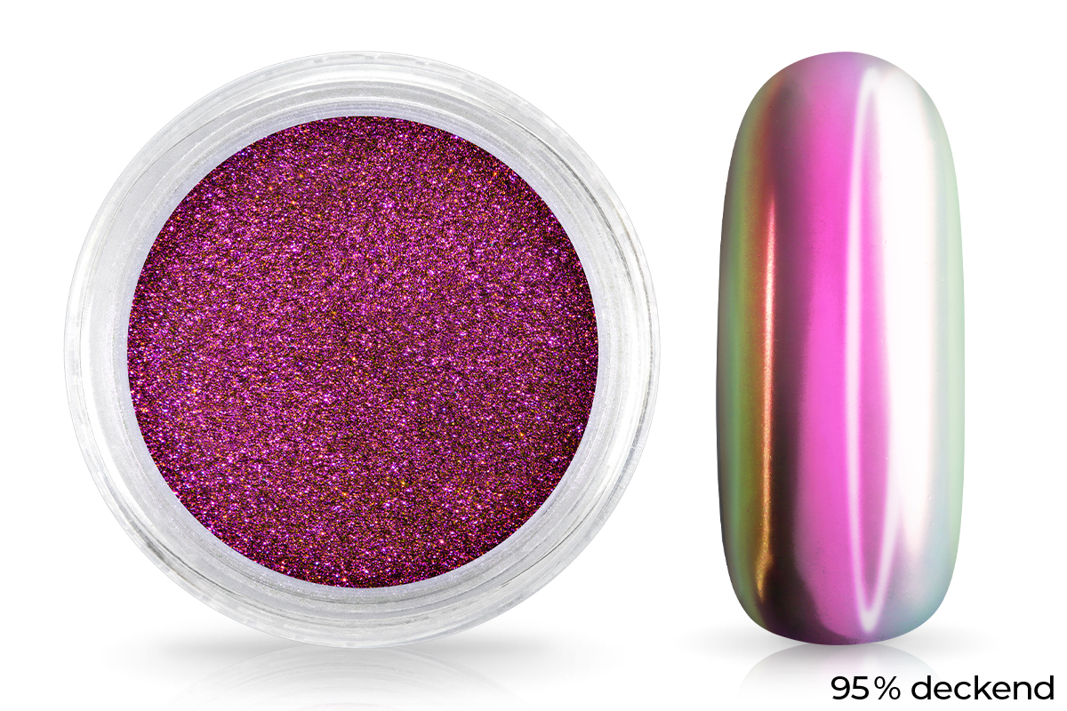 Jolifin Mirror-Chrome Pigment - FlipFlop pink & green