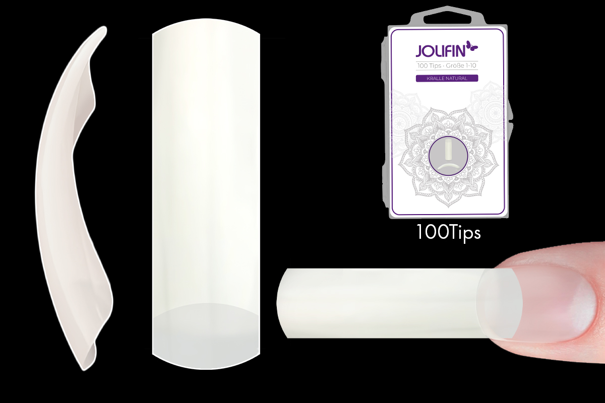 Jolifin 100er Tipbox - Kralle natural