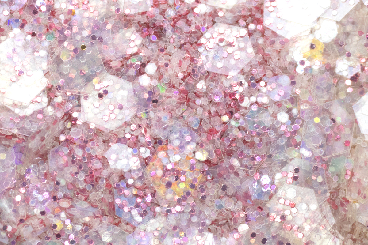 Jolifin Bio Illusion Glitter - rosy