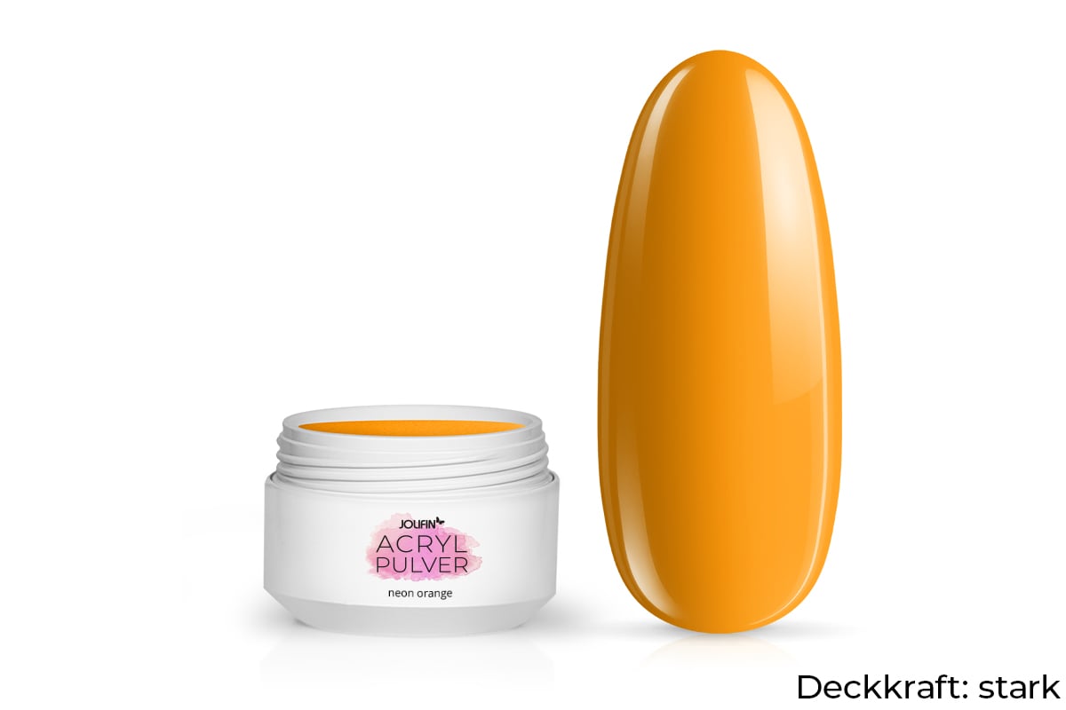Jolifin acrylic colour powder - neon orange 5g