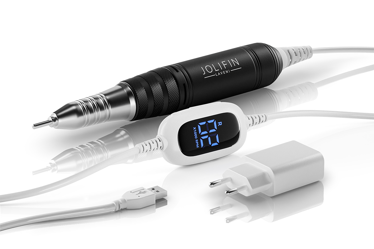 Jolifin LAVENI Mini Fräser - black mit Display 22.000