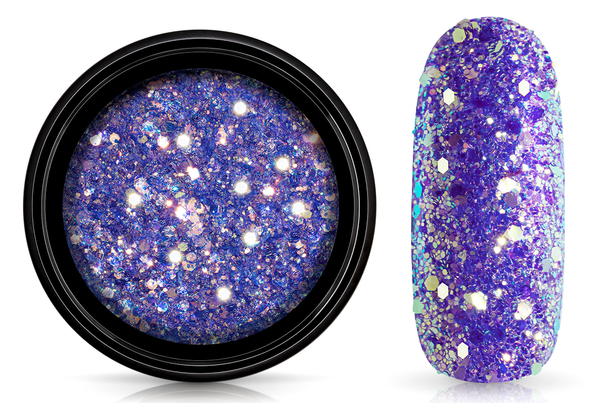 Jolifin LAVENI glitter powder - purple sunset