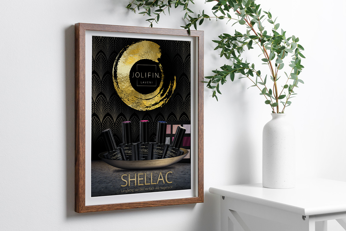 Jolifin LAVENI Shellac - Poster Colours (DIN A2)