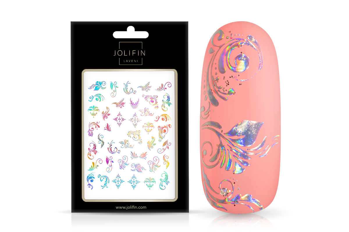 Jolifin LAVENI XL Sticker - silver hologram 1
