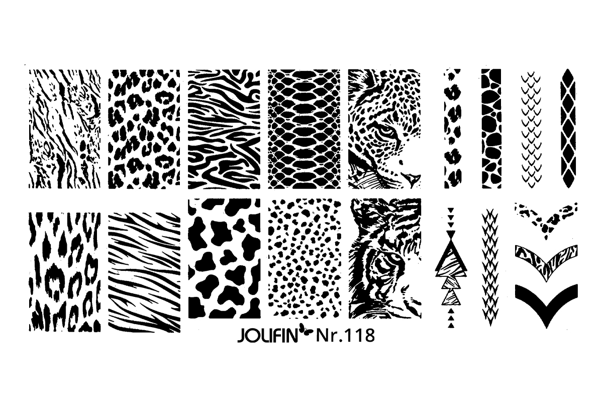 Jolifin Stamping Stencil No. 118