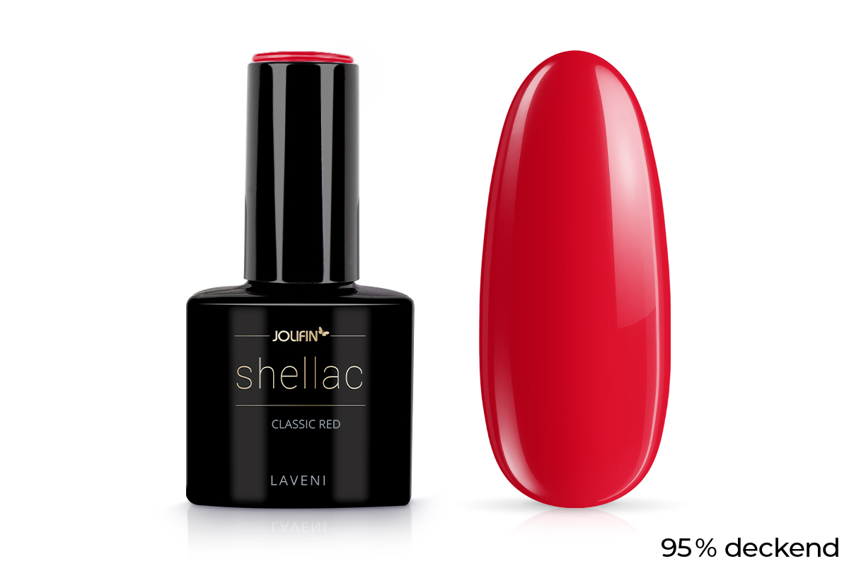 Jolifin LAVENI Shellac - classic red 10ml