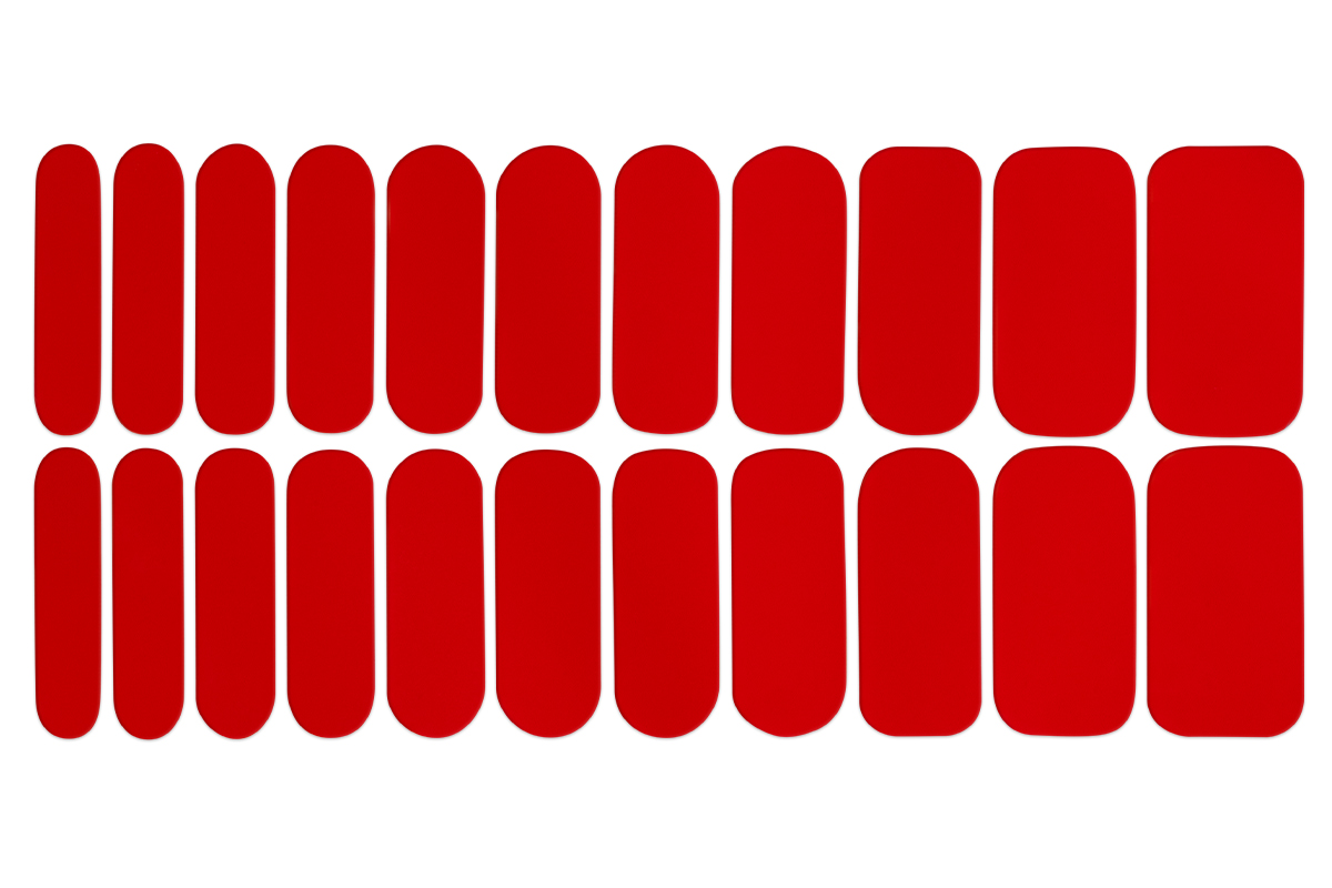 Jolifin LAVENI Nagellack-Wraps - bright red