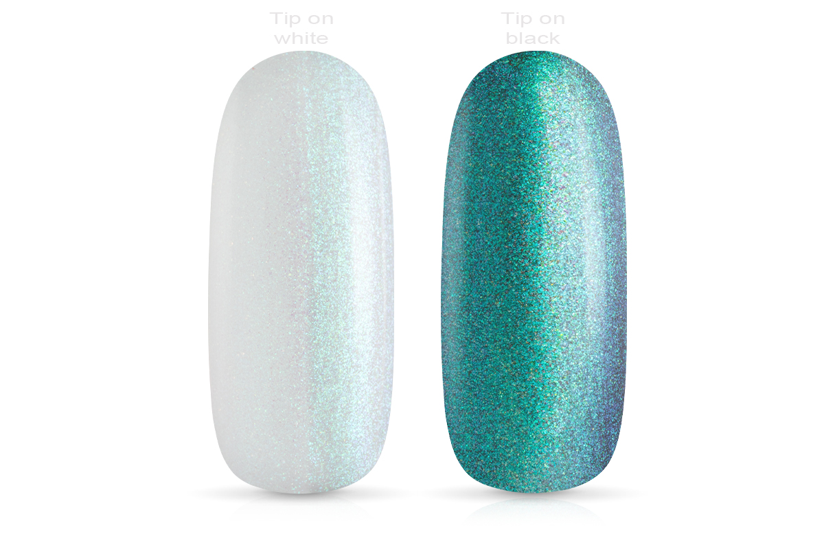Jolifin LAVENI Shellac - Top-Coat ohne Schwitzschicht pool Glitter 10ml