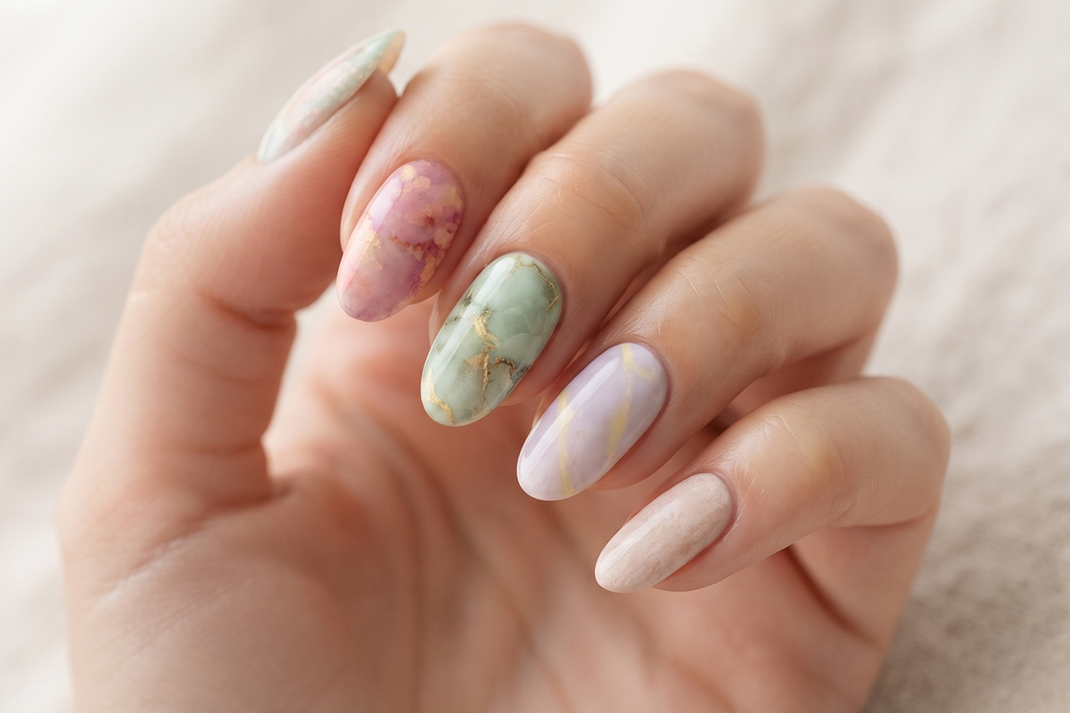 Jolifin Transfer Nail Foil Box - Marble