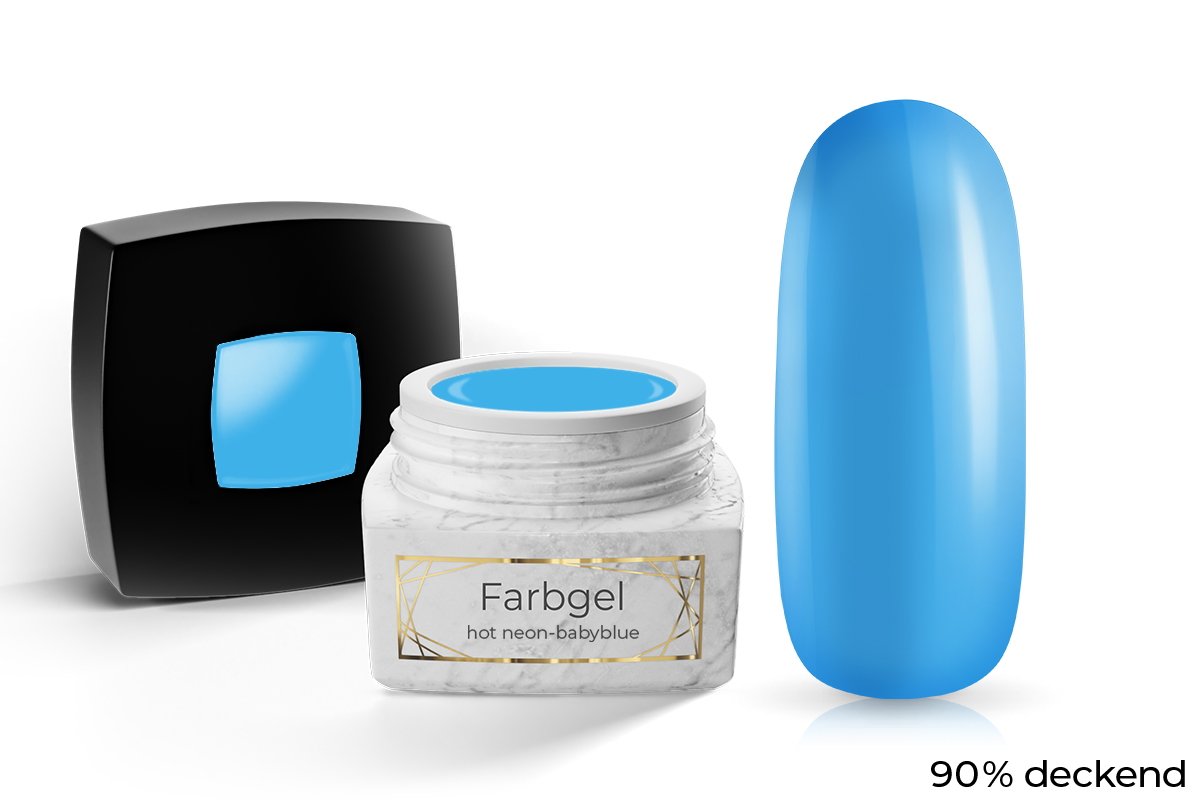 Jolifin LAVENI PRO colour gel - hot neon-babyblue 5ml