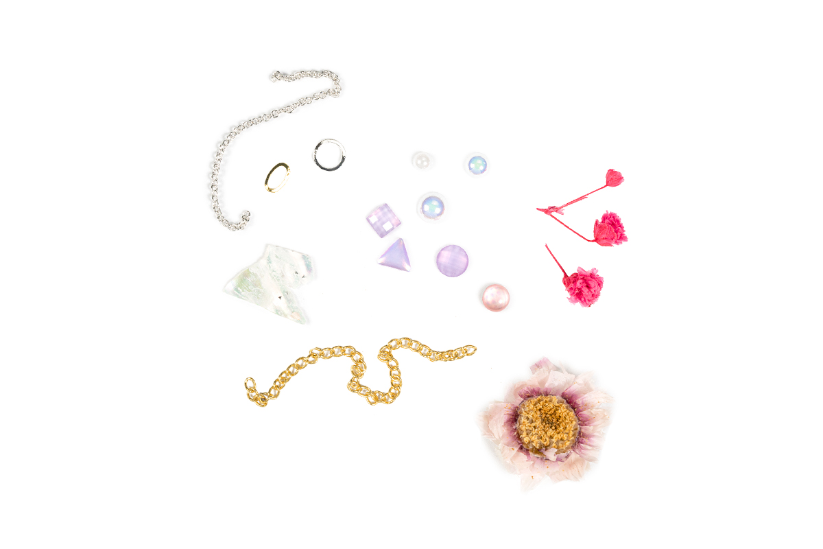 Jolifin Einleger Display XL - Flowers & Pearls Mix