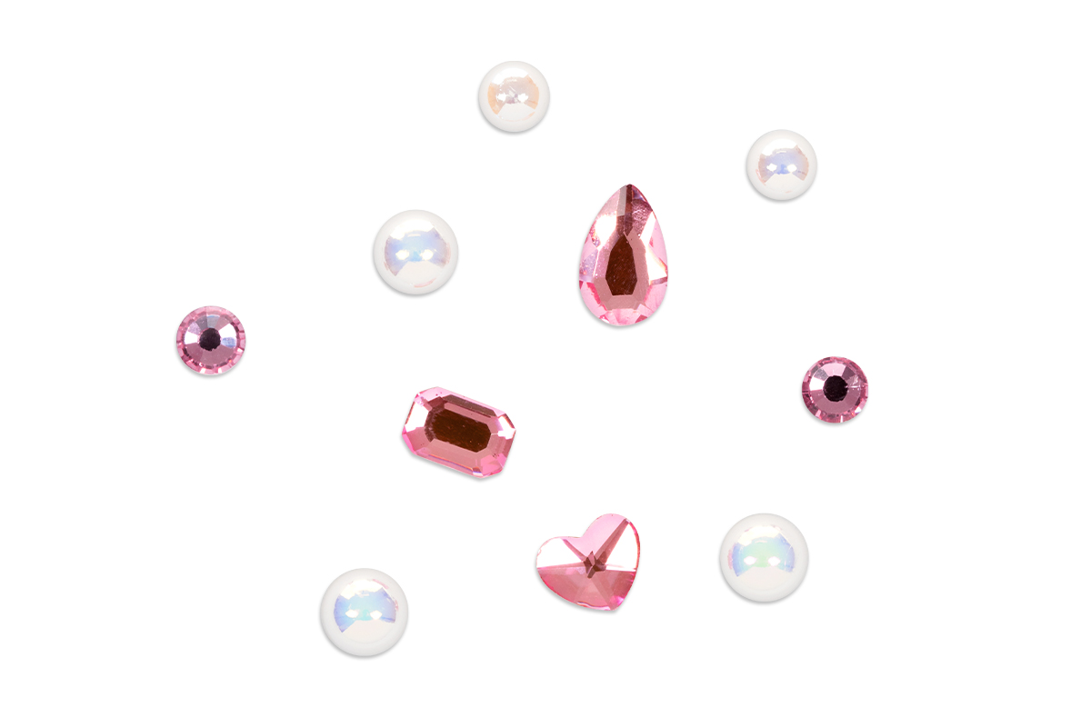 Jolifin LAVENI Luxury Nail Art Mix - gold & pink 