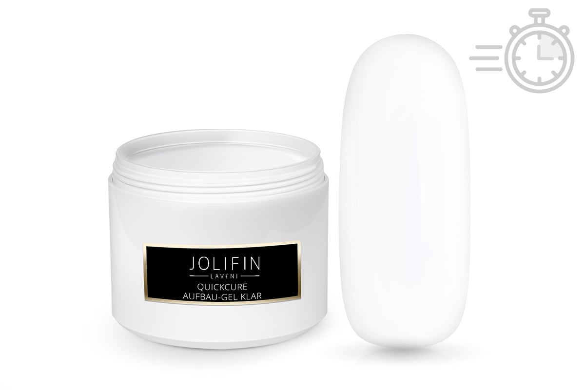 Jolifin LAVENI Refill - QuickCure Aufbau-Gel klar 250ml