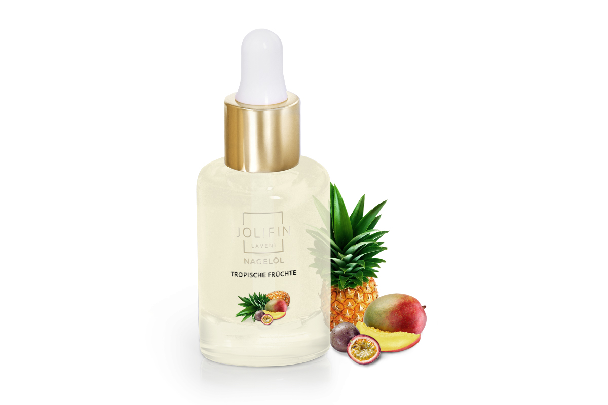 Jolifin LAVENI Nail Oil - tropical fruits 10ml