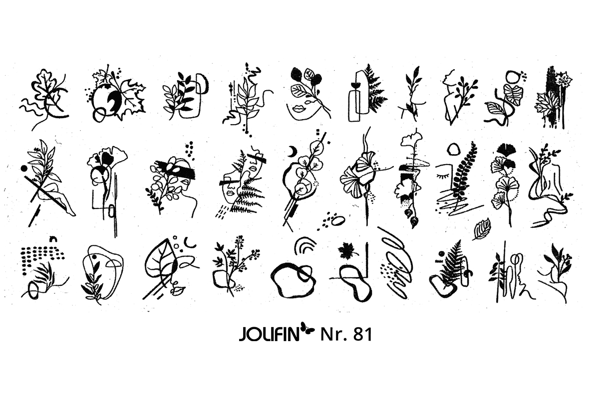 Jolifin Stamping Stencil No. 81