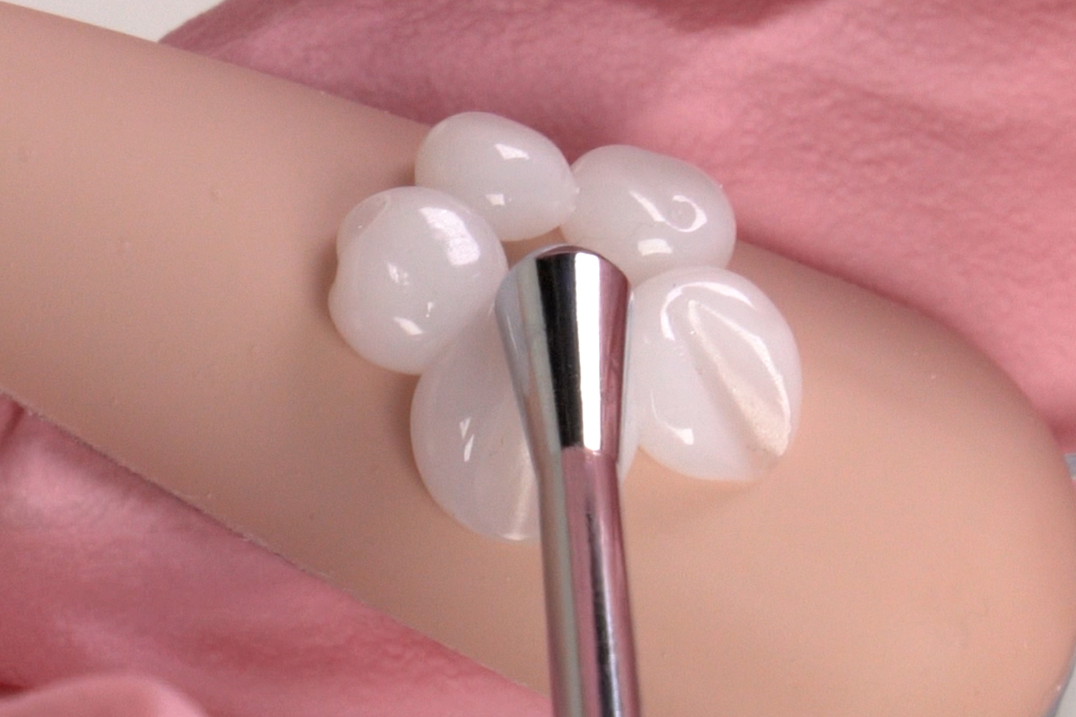 Jolifin Aurora Brush white - 3D & 4D Gel 2in1 Applicator