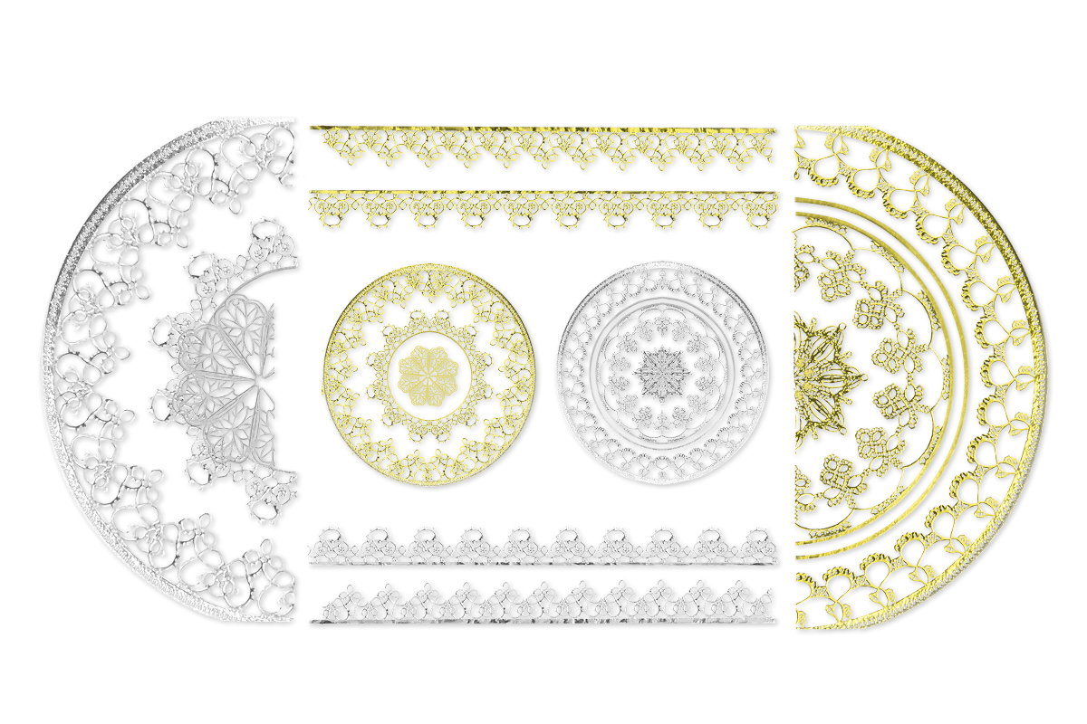Jolifin LAVENI XL Lace Sticker - No. 3