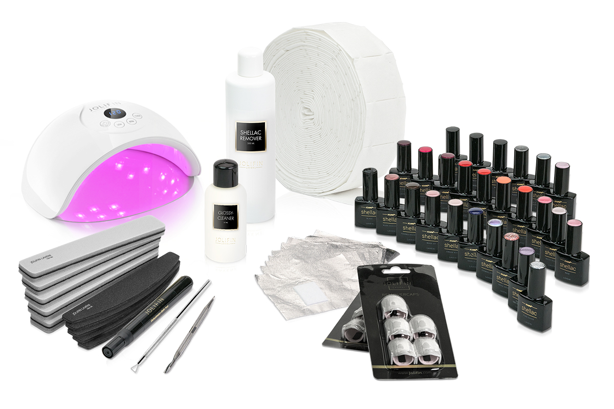 Jolifin LAVENI Shellac Starter-Set - XXL - Luna