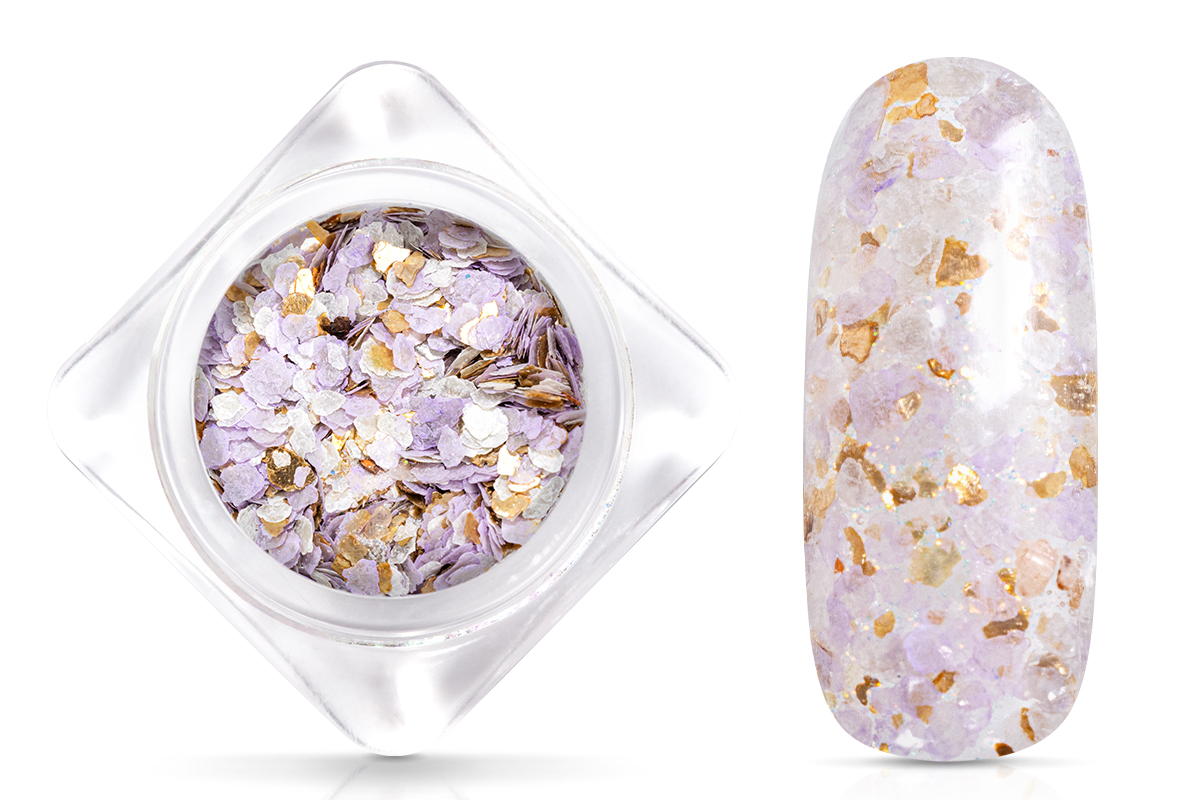 Jolifin Flakes Glittermix - elegant pastel-lavender