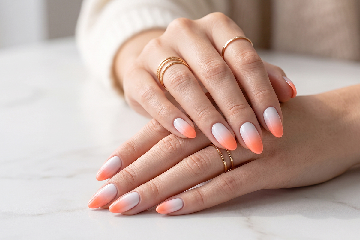 Jolifin Ombre-Gel - neon-peach 5ml