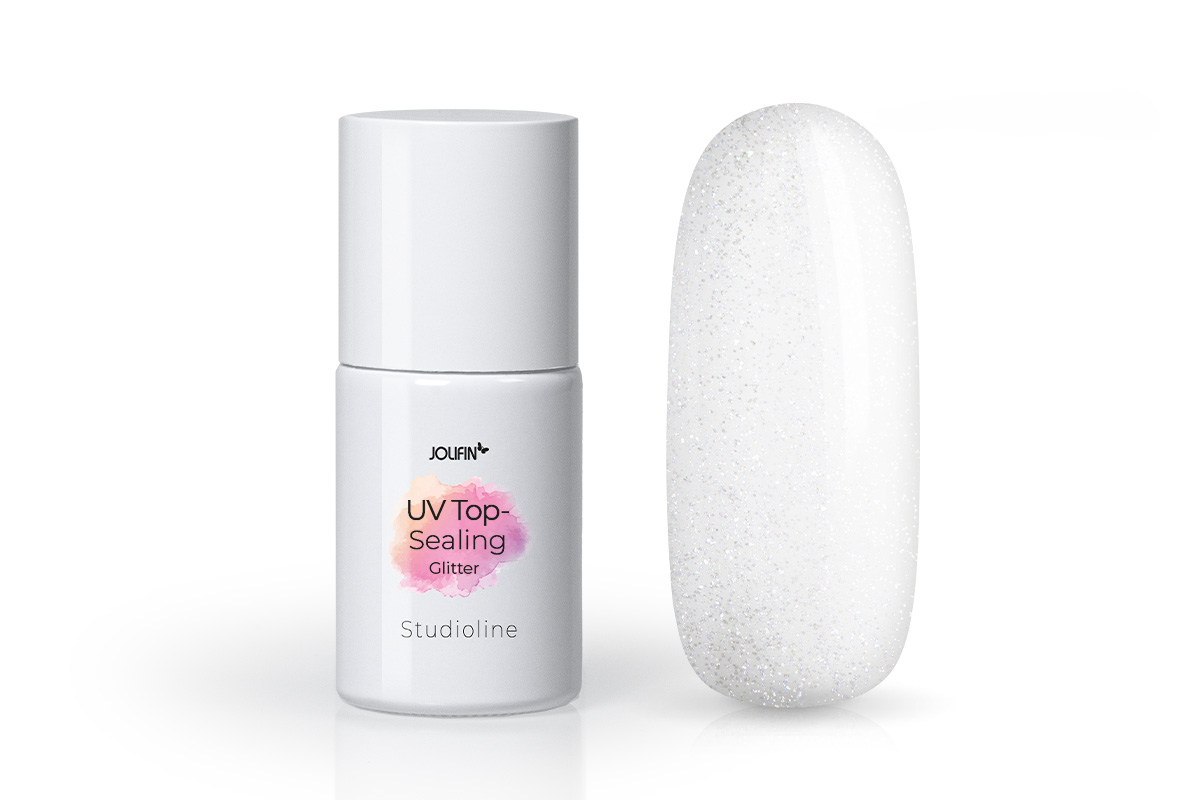 Jolifin Studioline UV Top-Sealing - Glitter 14ml