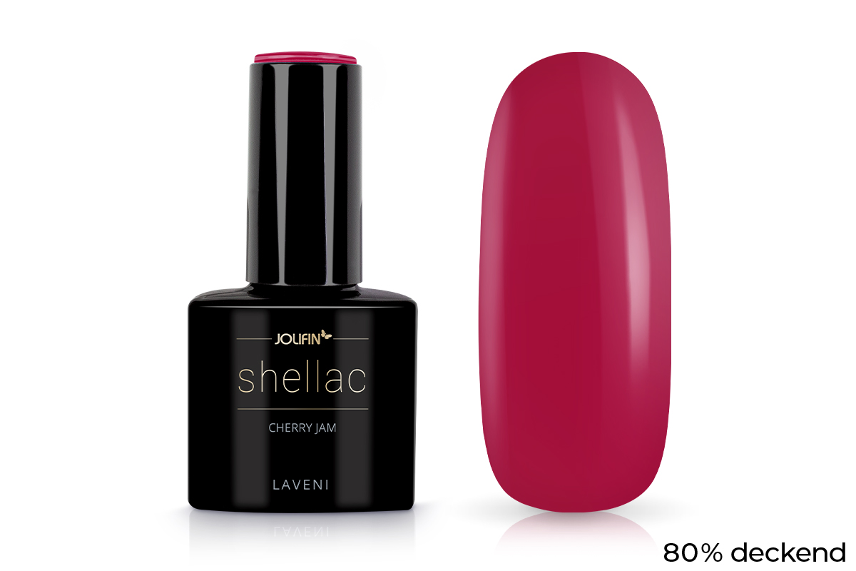 Jolifin LAVENI Shellac - cherry jam 10ml