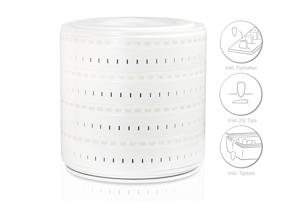 Jolifin XL colour presentation display - incl. tip holder & tips