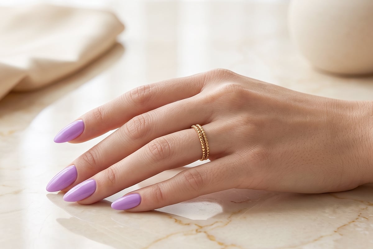 Jolifin LAVENI Shellac - blooming lavender 10ml