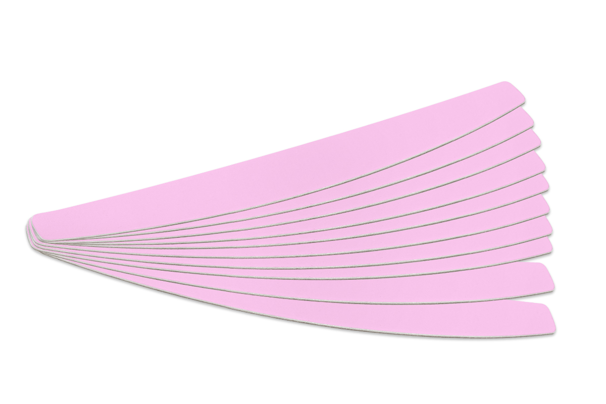 Jolifin 10er interchangeable file blade pink - trapezoid 180