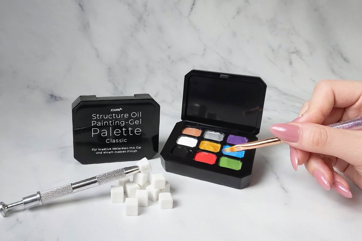 Jolifin Structure Oil Painting- & Ombre-Gel Palette - Classic 20ml