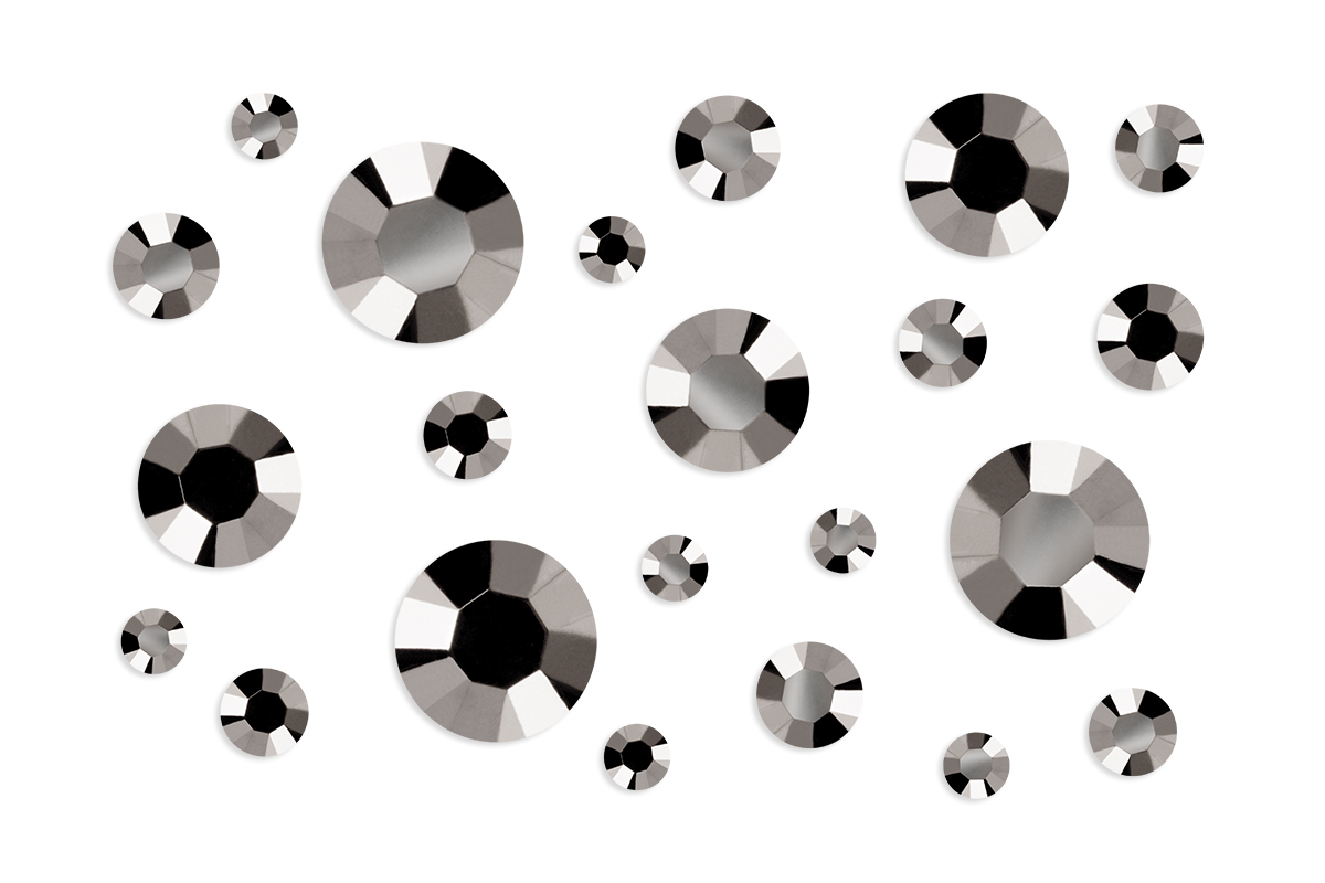 Jolifin Rhinestone Display metallic chrome