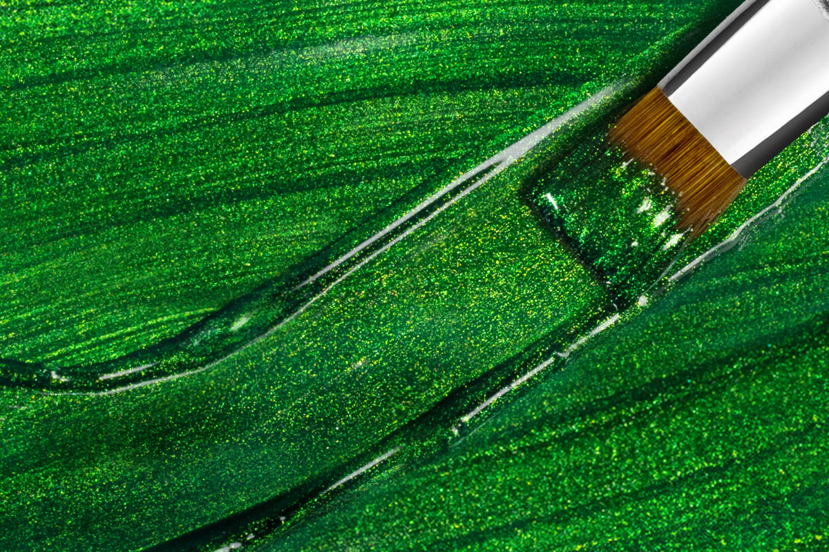 Jolifin LAVENI PRO Farbgel - Cat-Eye 9D chameleon smaragd 5ml