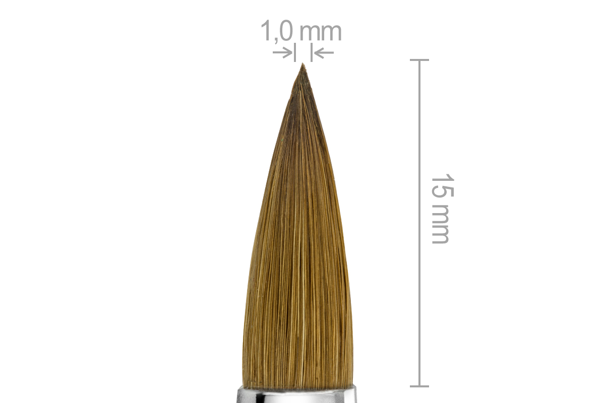 Jolifin LAVENI Pearly Brush - Acrylic size 8