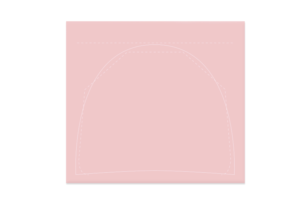 Jolifin LAVENI silicone mat for light curing units - rosé Mandala