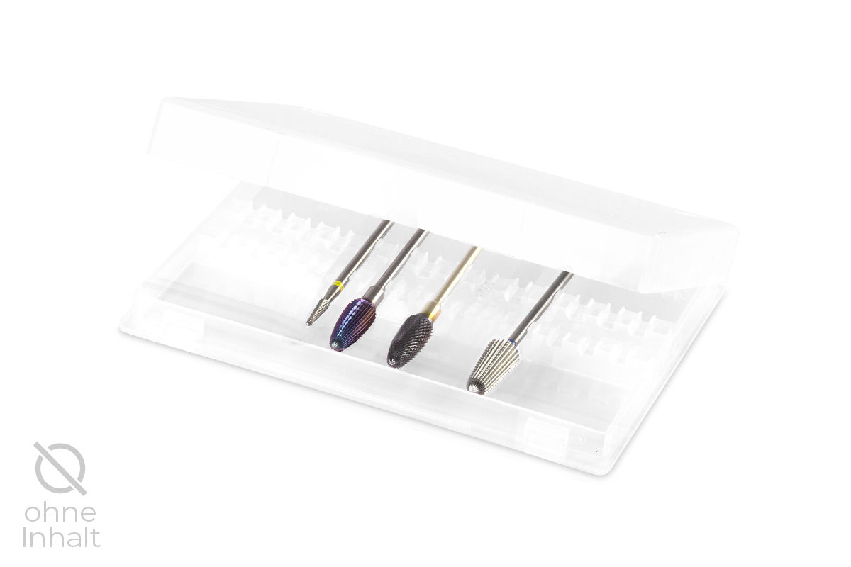 Jolifin storage box for cutter bits - clear