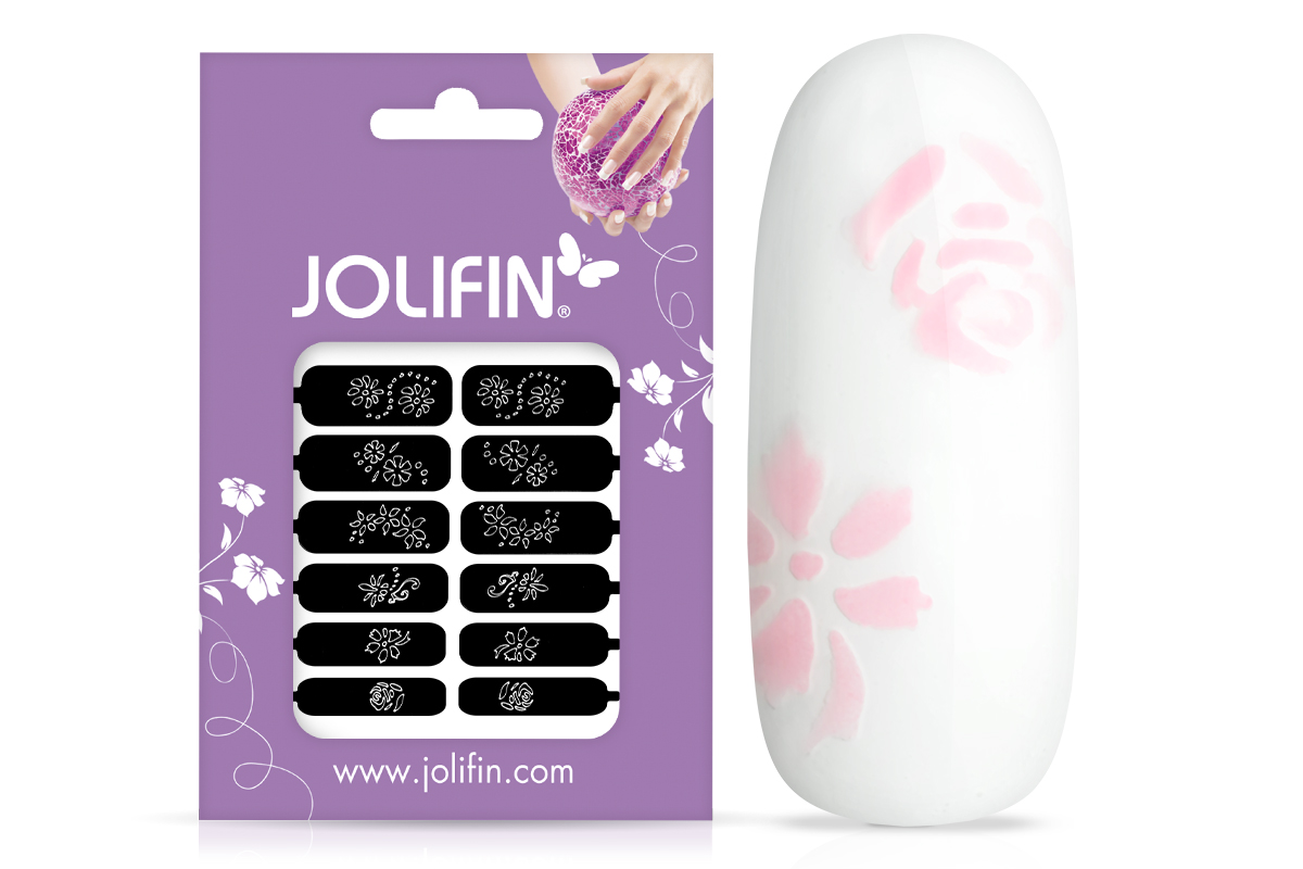 Jolifin Airbrush and Nail Polish Stencil No. 34