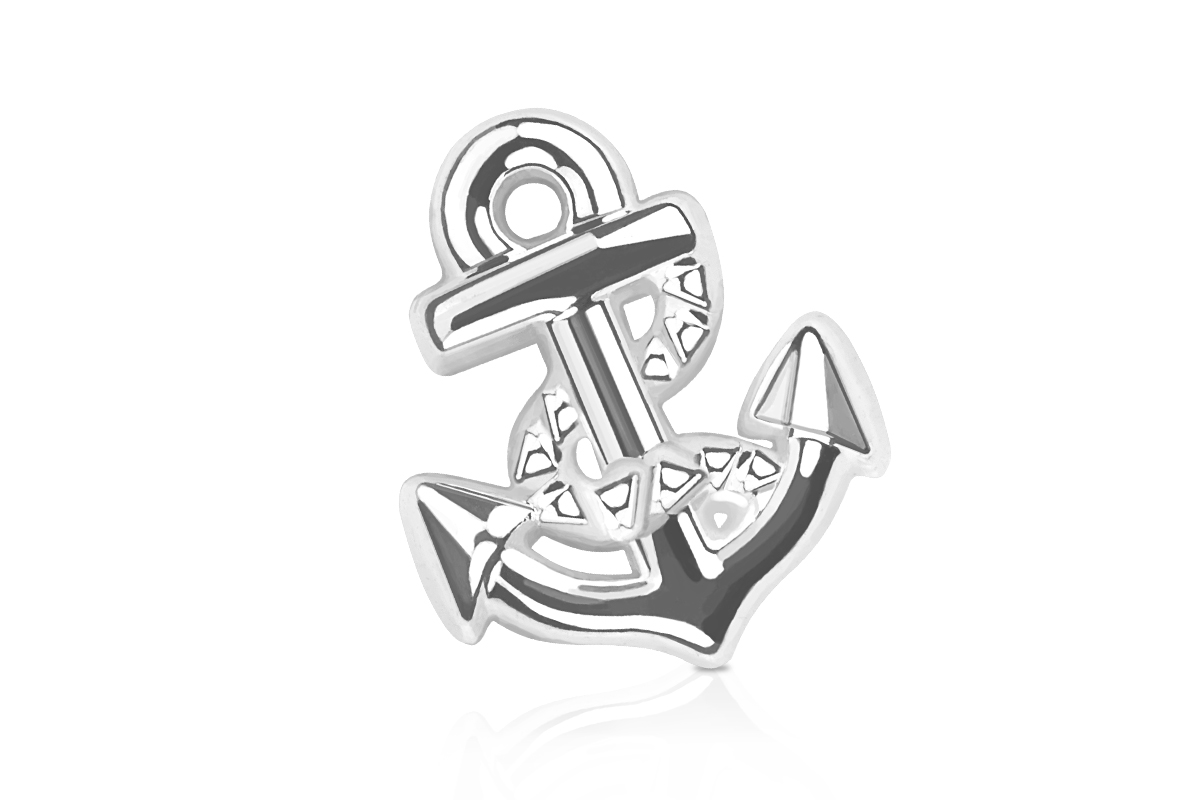 Jolifin Overlay Anchor silver