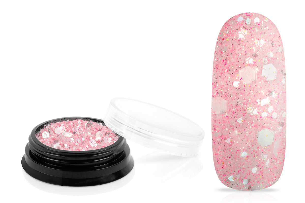 Jolifin LAVENI Crystal Glitter - pastel watermelon