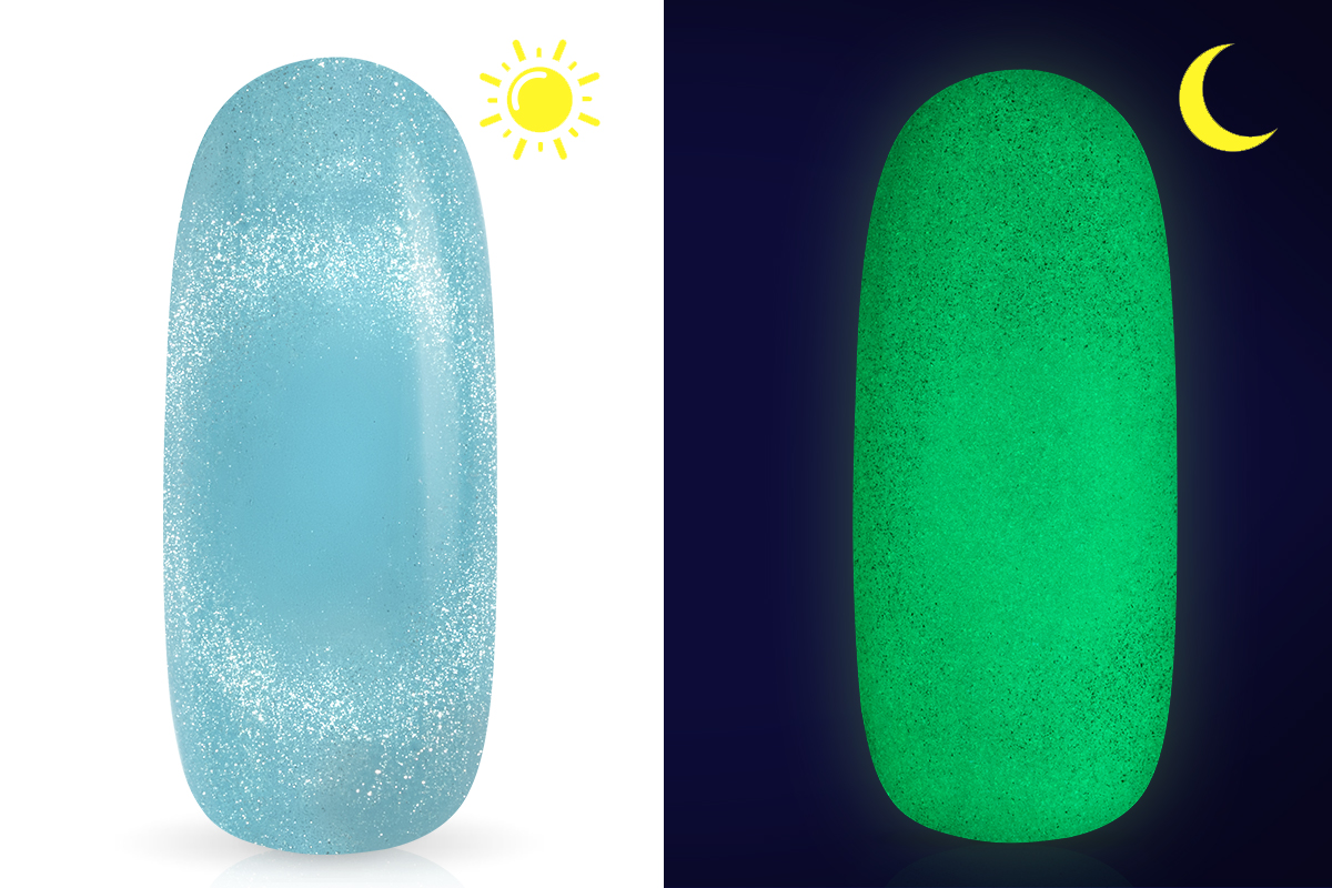 Jolifin LAVENI 3in1 Shellac - Cat-Eye Nightshine blue 10ml