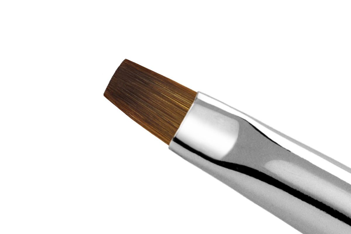 Jolifin Chrome Gel-Pinsel - gerade Gr. 4