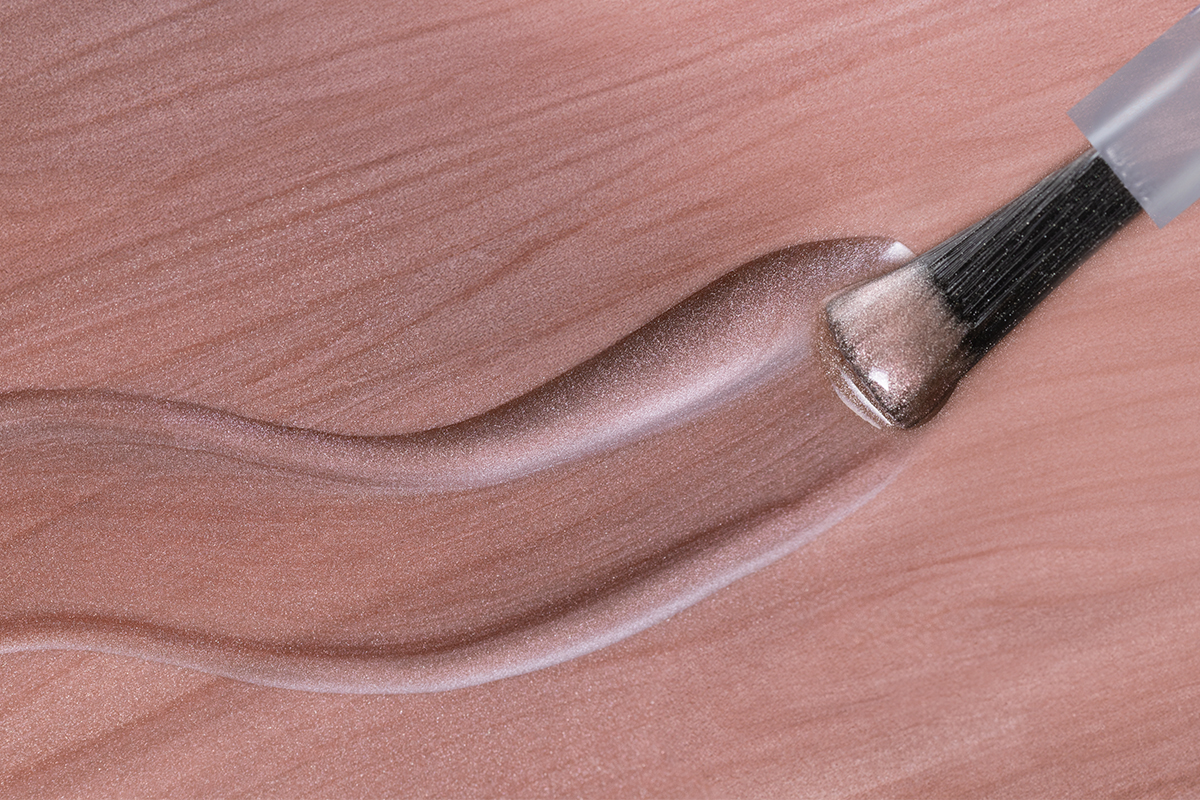 Jolifin LAVENI Shellac - Cat-Eye Satin Jelly Glas brown 10ml