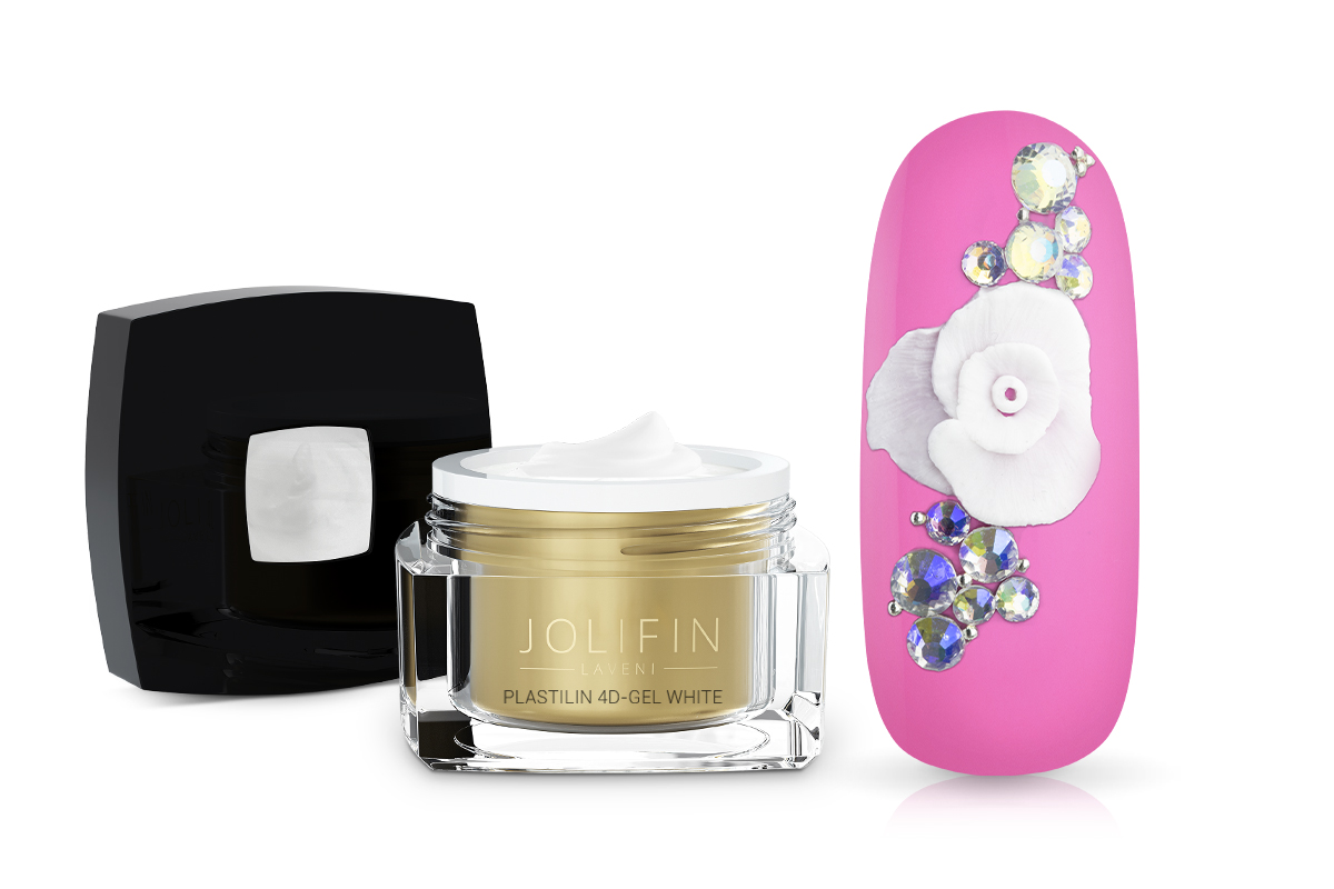 Jolifin LAVENI Plastilin 4D-Gel - white