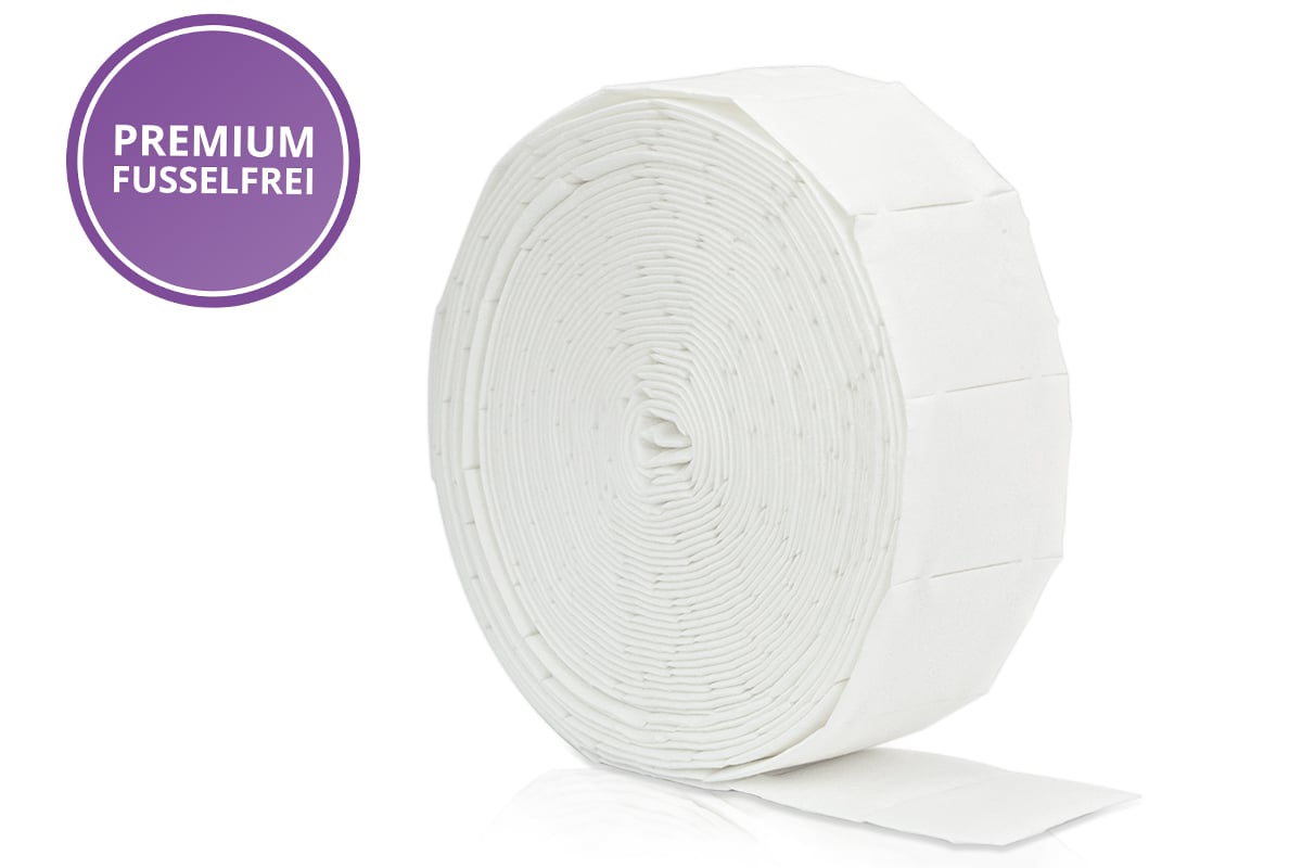 Jolifin 250er Zellstofftupfer in Spenderbox - Premium fusselfrei