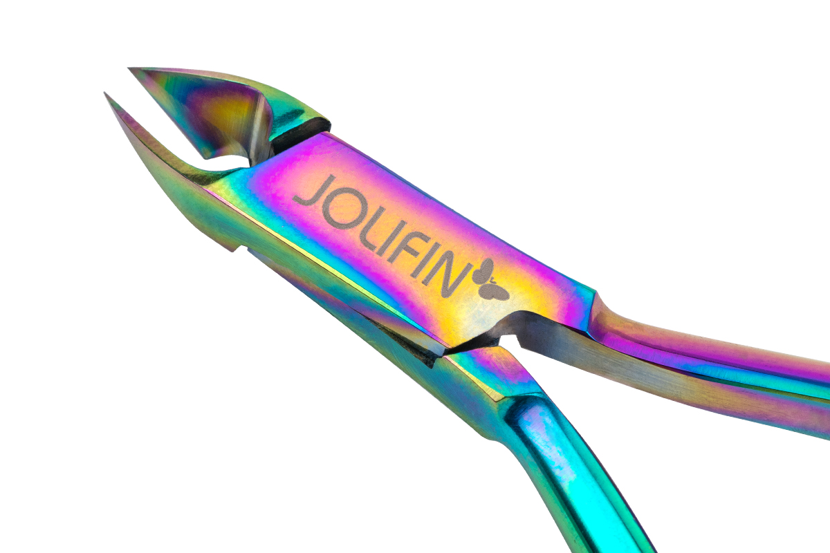 Jolifin Rainbow cuticle nippers