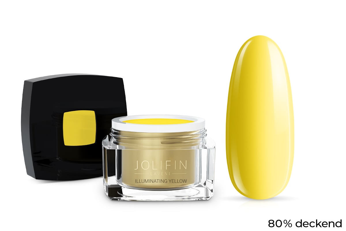 Jolifin LAVENI Farbgel - illuminating yellow 5ml