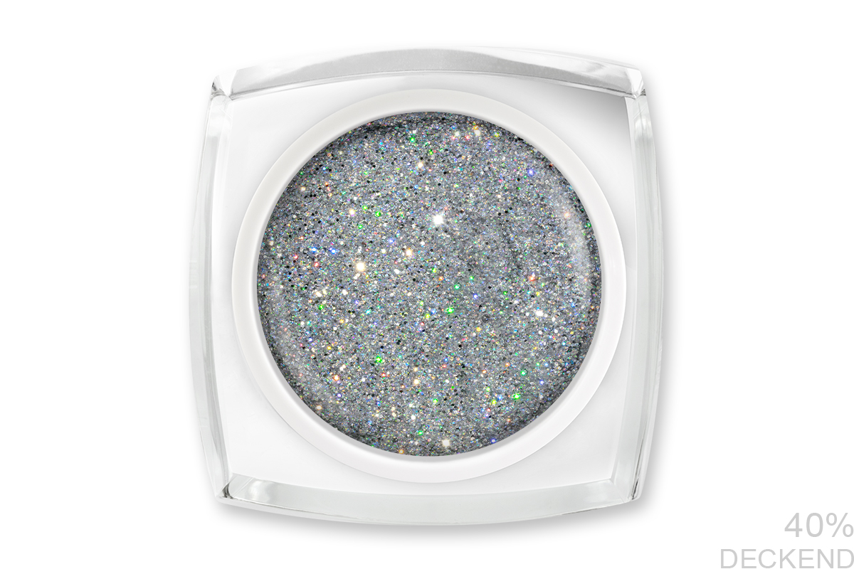 Jolifin LAVENI colour gel - silver galaxy 5ml