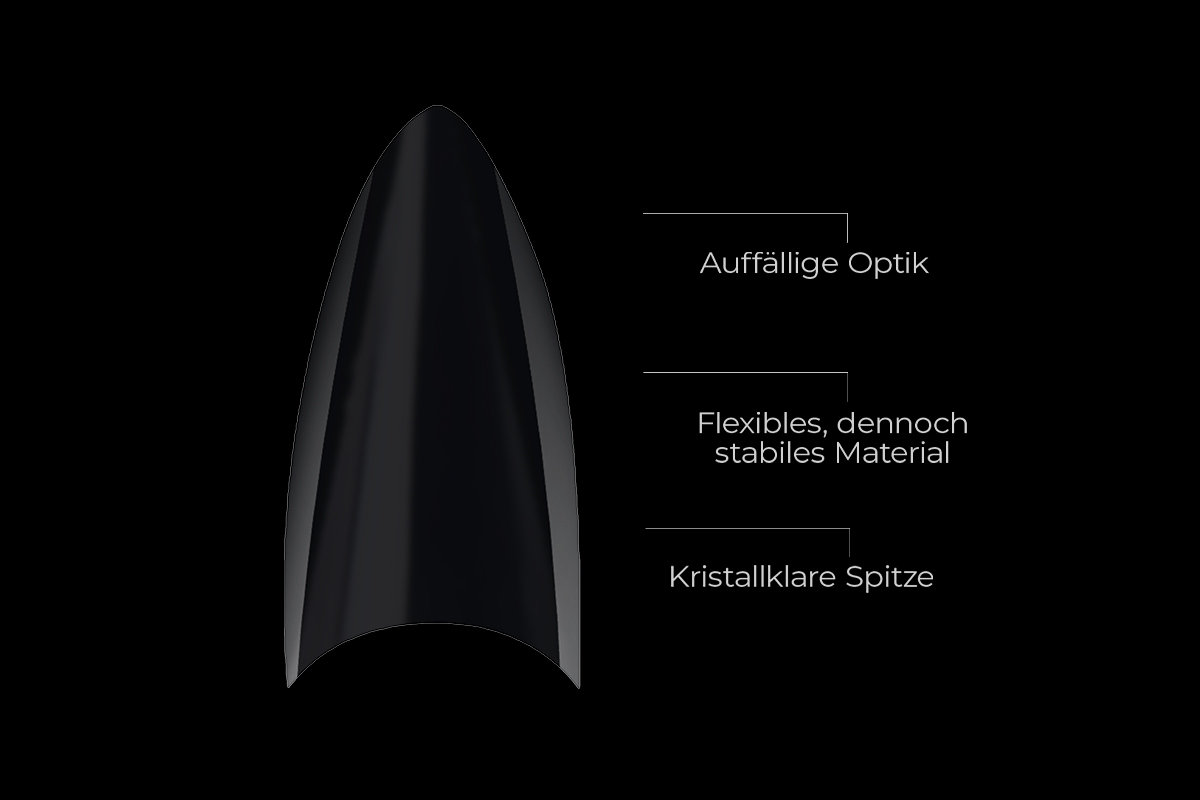 Jolifin 100 Tipbox Stiletto clear