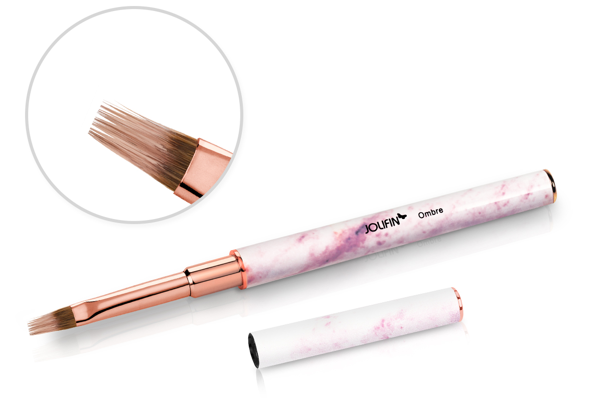Jolifin Rosé Marble Gel Brush - ombre