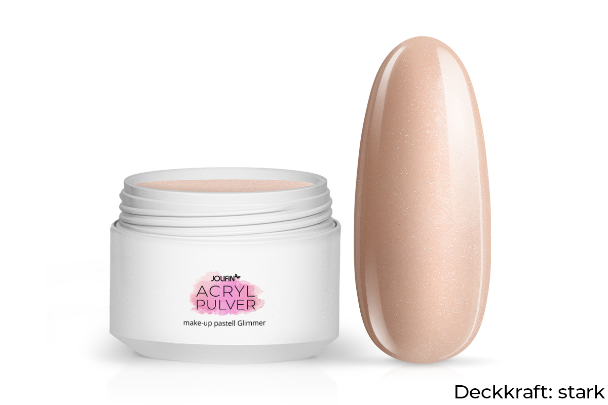 Jolifin Acryl Pulver - make-up pastell Glimmer 30g