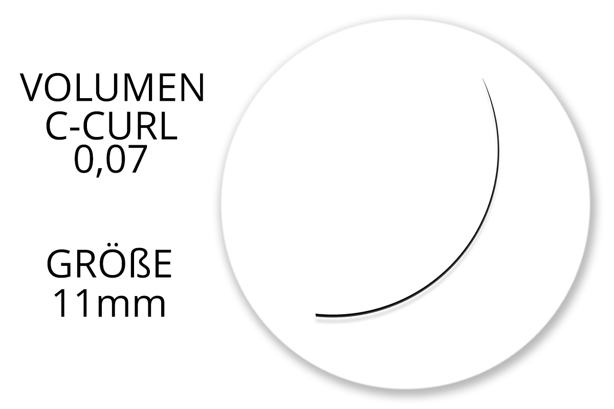 Jolifin Lashes - SingleBox 11mm - Volume C-Curl 0,07